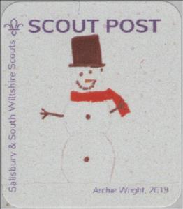 Stamp, Snowman, United Kingdom of Great Britain & Northern Ireland,  , Christmas, Scouting