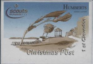 Stamp, Wind swept tree, United Kingdom of Great Britain & Northern Ireland,  , Christmas, Scouting