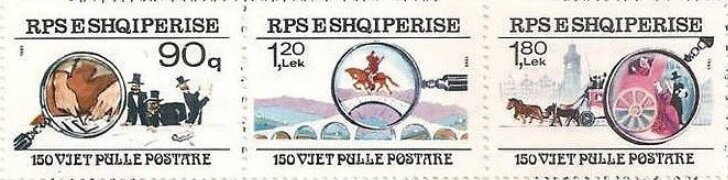 150th anniversary of the first Postage Stamp