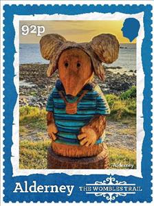 Stamp, Alderney Statue, Alderney,  , Literature, Statues, Tourism