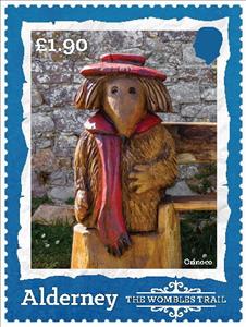 Stamp, Orinoco Statue, Alderney,  , Literature, Statues, Tourism