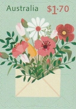 Flowers and Envelope