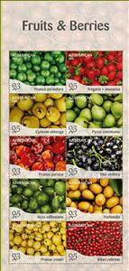 Mini Sheet, Fruits and Berries, Azerbaijan,  , Fruits and Berries