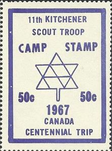 Stamp, 1967 Canada Centennial Trip, Canada,  , Scouting