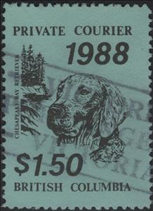Stamp, Chesapeake Bay Retriever, Canada,  , Animals (Fauna), Dogs