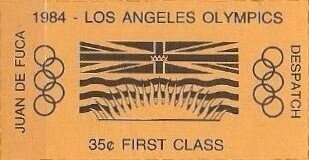 Stamp, First Class, Flag of Province of British Columbia, Canada,  , Flags, Olympic Games