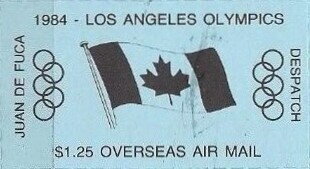 Overseas Airmail, Flag of Canada