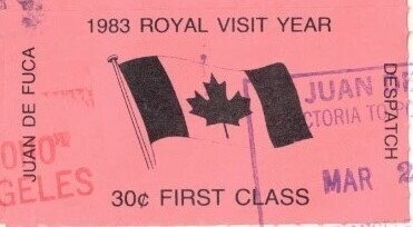 Royal Visit and Canadian Flag