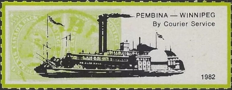 Stamp, Sternwheeler facing left, Canada,  , Locomotives, Stamps