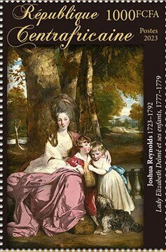 "Lady Elizabeth Delmé and her children", 1777–1779
