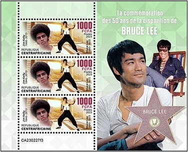 Bruce Lee (1940–1973) and Jim Kelly (1946–2013)