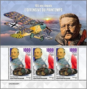 Ferdinand Foch (1851–1929) and Renault FT