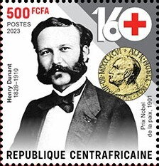 Henry Dunant 1828-1910, Nobel Peace Prize, 1901