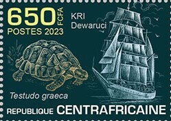 KRI Dewaruci, Greek tortoise (Testudo graeca)