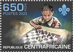 Scouts playing chess