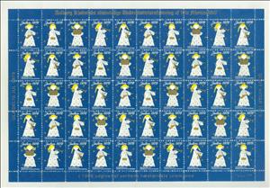 Full Pane, Aalborg Julen 1978, Denmark Stamps - Christmas Seals,  , Christmas