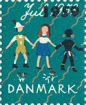 Stamp, Christmas 1959, Provisional Issue, Denmark Stamps - Christmas Seals,  , Christmas