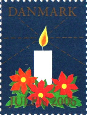 Stamp, Christmas 2006, Denmark Stamps - Christmas Seals,  , Christmas, Lamps and Candles