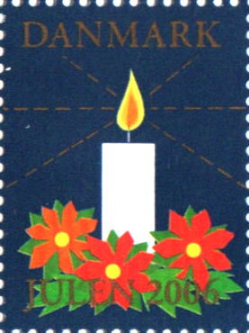 Stamp, Christmas 2006, Denmark Stamps - Christmas Seals,  , Christmas, Lamps and Candles