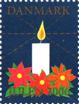 Stamp, Christmas 2006, Denmark Stamps - Christmas Seals,  , Christmas, Lamps and Candles