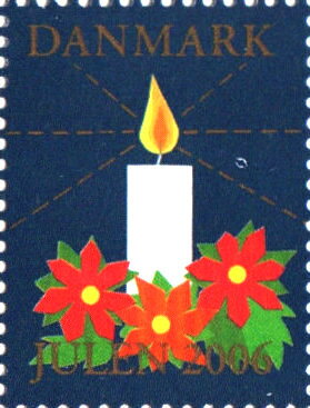Stamp, Christmas 2006, Denmark Stamps - Christmas Seals,  , Christmas, Lamps and Candles