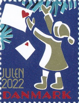 Stamp, Christmas 2022, Denmark Stamps - Christmas Seals,  , Christmas, Letters (Mail)