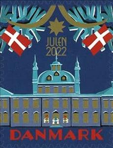 Stamp, Christmas 2022, Denmark Stamps - Christmas Seals,  , Christmas, Flags