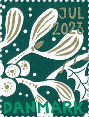 Stamp, Christmas 2023, Denmark Stamps - Christmas Seals,  , Christmas, Plants (Flora)