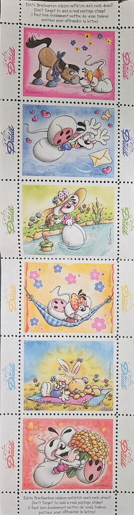 Full Pane, Full Pane 2005, Fantasy Issues,  , Cartoons, Flowers, Hearts, Horses, Letters (Mail), Stylized Animals, Sun, Teddy Bears