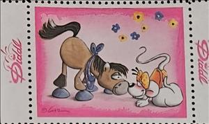 Stamp, Galupy & Diddlina, Fantasy Issues,  , Cartoons, Flowers, Horses, Stylized Animals