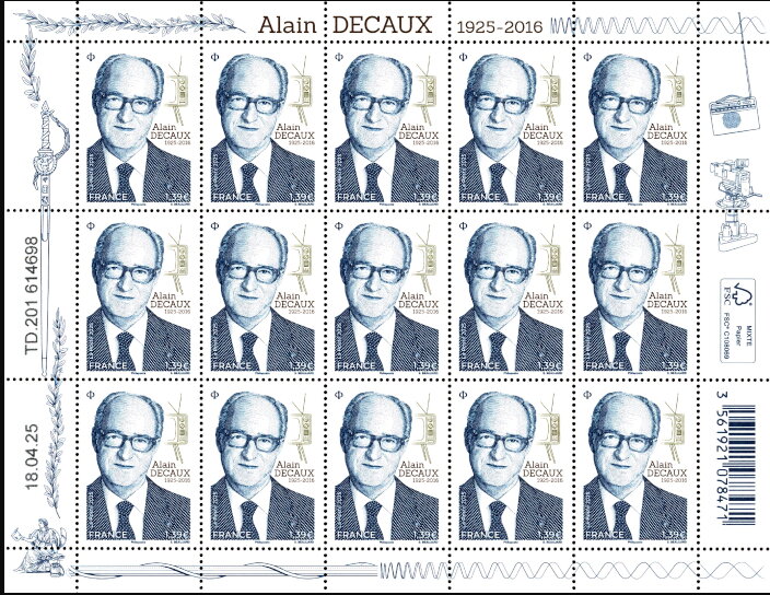 Alain Decaux, Historian