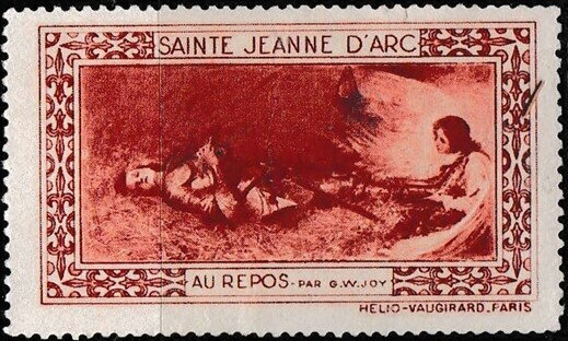 Sainte Jeanne d'Arc au repos par G W Joy