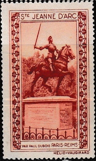 Sainte Jeanne d'Arc par Paul Dubois, Paris, Reims
