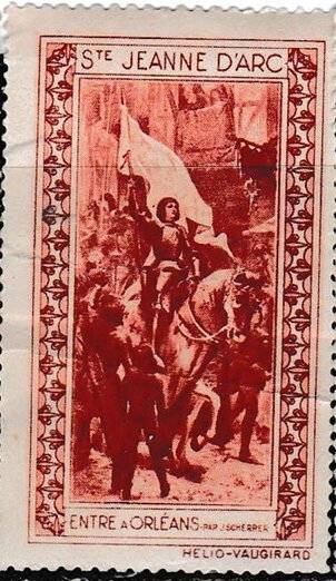 Ste Jeanne d'Arc entre a Orleans par Scherper