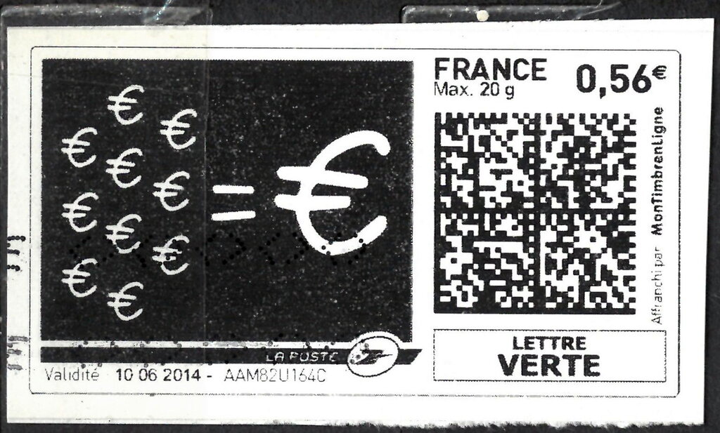 Euro signs € on a blackboard