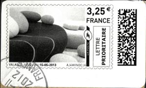 Stamp, Pebbles, France,  , Rocks