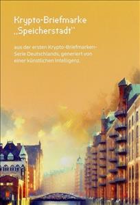 Booklet, Booklet-Speicherstadt Hamburg, Germany, Federal Republic,  , Architecture, Bridges, Buildings, Cryptostamps, Ships
