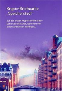Booklet, Booklet-Speicherstadt Hamburg, Germany, Federal Republic,  , Architecture, Cryptostamps