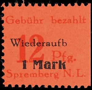 Stamp, Spremberg, Germany, Local Post,  , Numbers