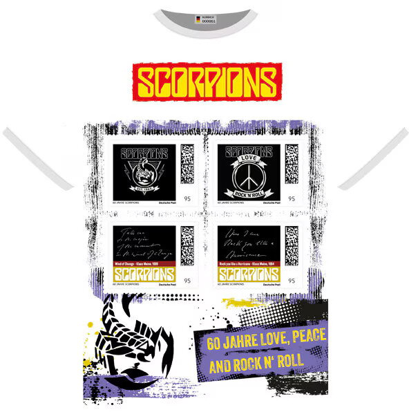 60 years of Scorpions - white sheet