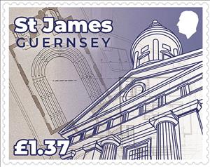 Stamp, Architecture : St. James The Less Church, Guernsey,  , Architecture, Churches - Cathedrals - Basilicas - Chapels