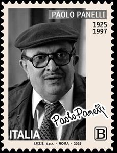 Stamp, Paolo Panelli, Actor, Italy,  , Actors, Famous People, Headgear