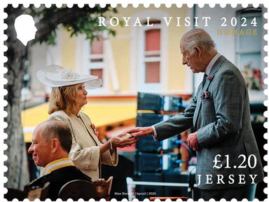 Stamp, 2024 Royal Visit to Jersey, Jersey,  , Kings, Royalty