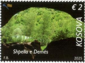 Stamp, Dema Cave, Rugova Canyon, Kosovo,  , Caves