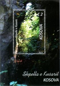 Souvenir Sheet, Kusar Cave, Kosovo,  , Caves