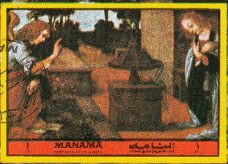 Annunciation, by Leonardo da Vinci