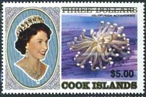 Stamp, Surcharged,Black or Gold, Cook Islands,  
