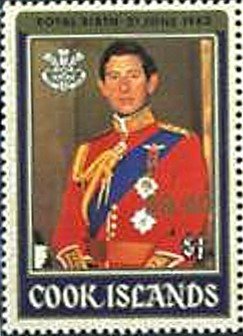 Stamp, Surcharged,Black or Gold, Cook Islands,  