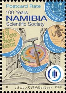 Stamp, Namibia Scientific Society, Centenary, Namibia,  , Organizations, Science