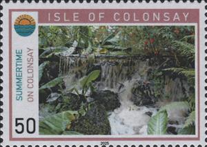 Stamp, Colonsay House Gardens, Scotland, Isle of Colonsay,  , Gardens